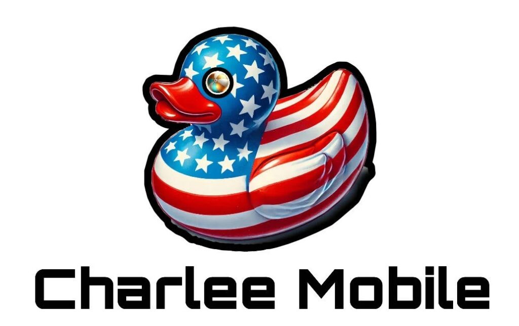 Charlee Mobile logo featuring bold typography and wave-inspired design, representing a wireless brand built for speed, simplicity, and cultural connection.